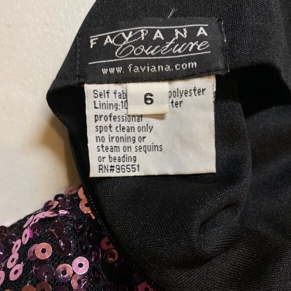 Faviana Couture Sequined Semi-Formal Dress $399 - Picture 8 of 8